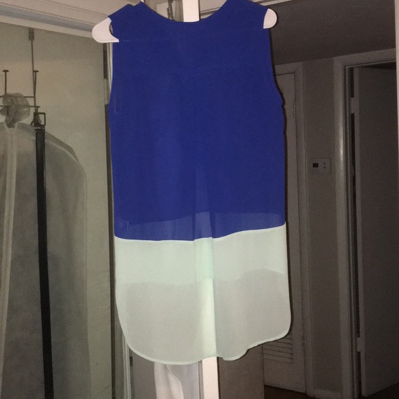 Gianni Bini M NWT high low sleeveless blouse - Picture 2 of 5